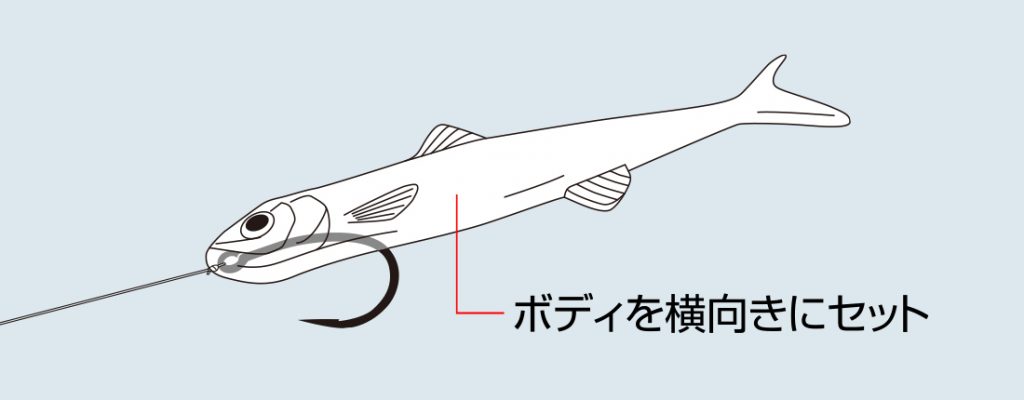 ラストエースＦの使い方　横向きセッティング