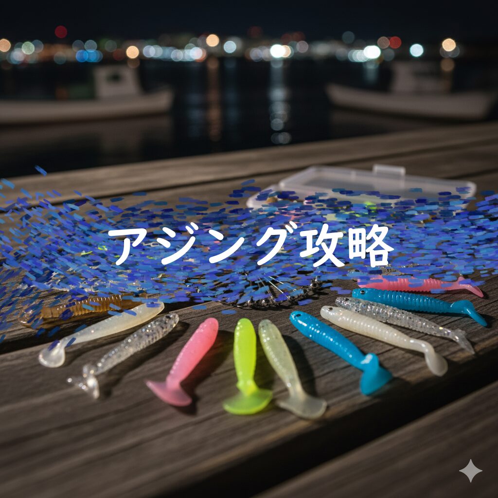 アジングの「ジグヘッド単体」攻略!重さとレンジの選び方で釣果倍増