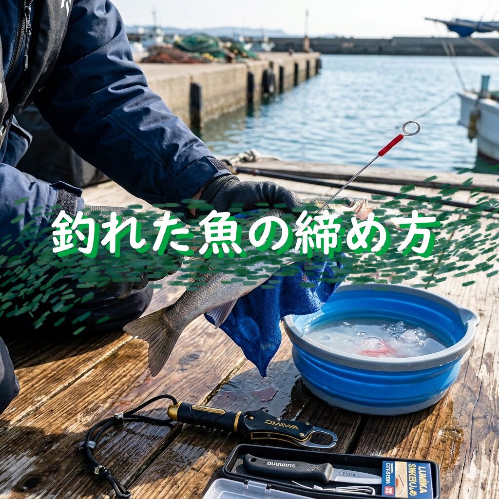 釣った魚を最高に美味しく持ち帰る!脳締め・血抜き・神経締めの正しい手順と必須アイテム