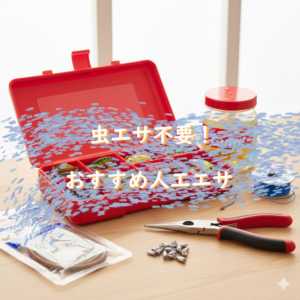【虫エサ不要】触らなくてOK!初心者でも大漁が狙える最強の「人工エサ」おすすめ3選