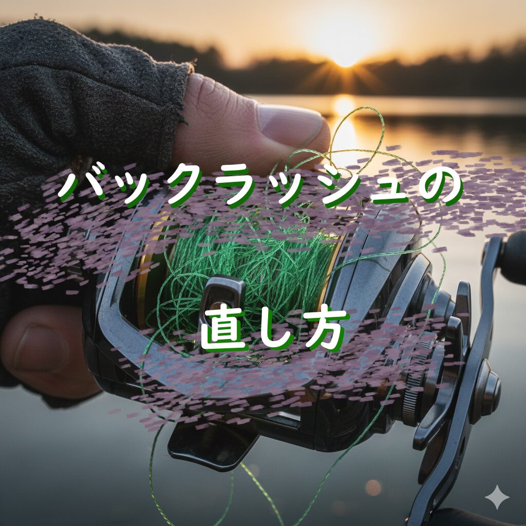 ベイトリールのバックラッシュを最短で直す方法と3つの予防策