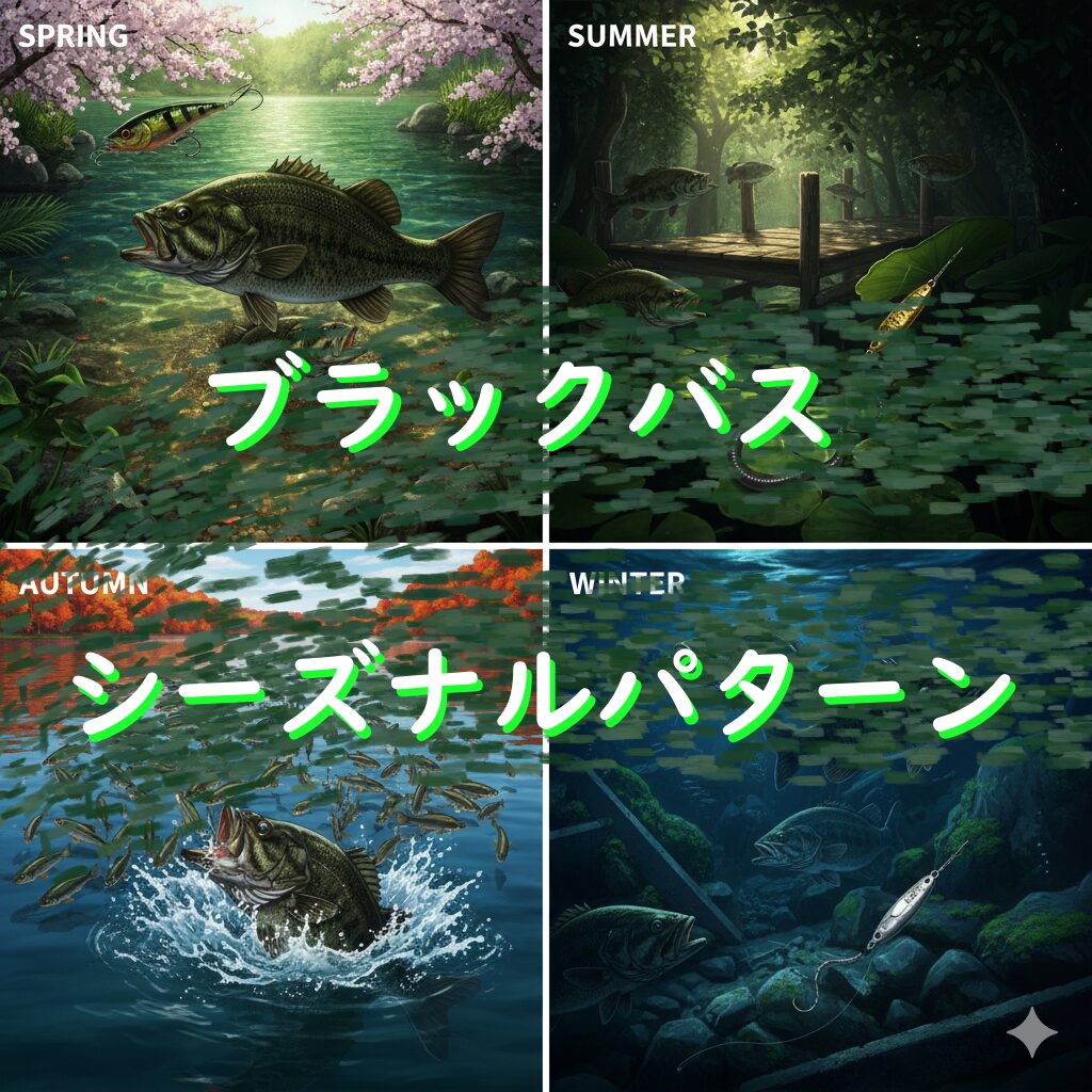 【季節別】バスの居場所がわかる!春・夏・秋・冬のシーズナルパターン完全攻略マップ