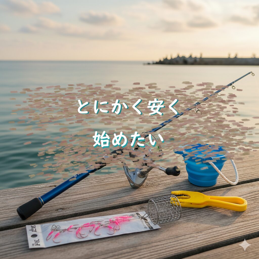 【予算5,000円〜】釣り未経験者でも絶対釣れる!とにかく安く道具を揃えて海釣りデビューする方法