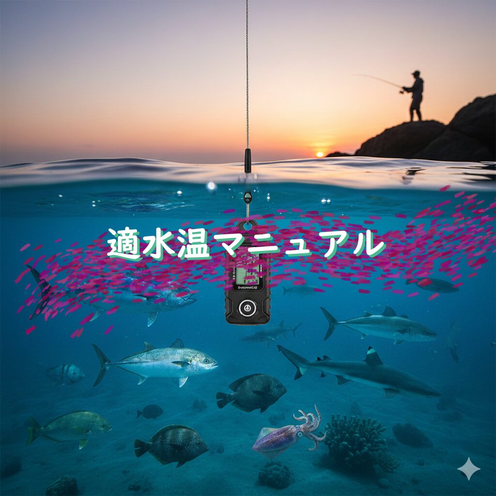 釣果が劇的に変わる!魚種別「適水温」完全マニュアルと水温計活用術