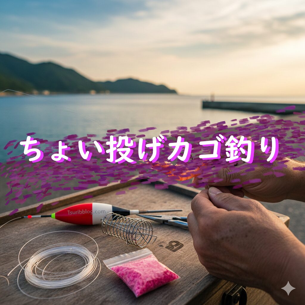 サビキを卒業して大物を獲る!「ちょい投げカゴ釣り」完全攻略ガイド|仕掛け・エサ・投げ方まで徹底解説