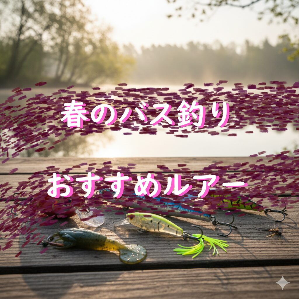 春のバス釣りを制する!「春爆」を呼ぶ名作ルアーガイド(カラー・使い方まで)