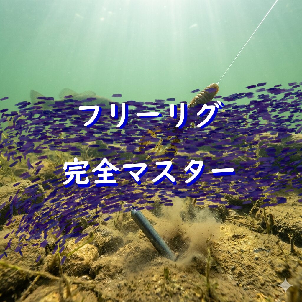 【バス釣り】フリーリグ完全マスター【海釣りでも】