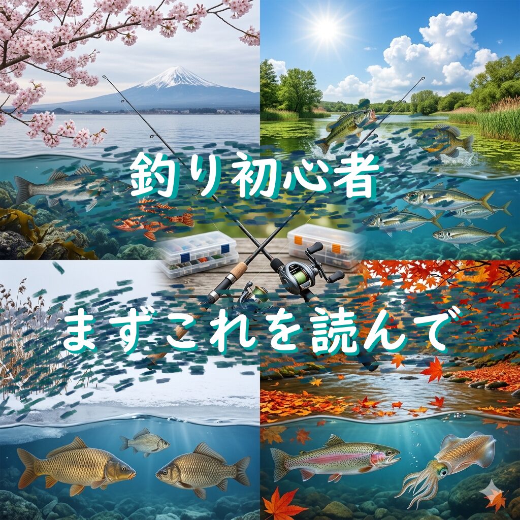 【釣り初心者必見】ロッド・リールの記号から今釣れる魚まで基礎知識まとめ