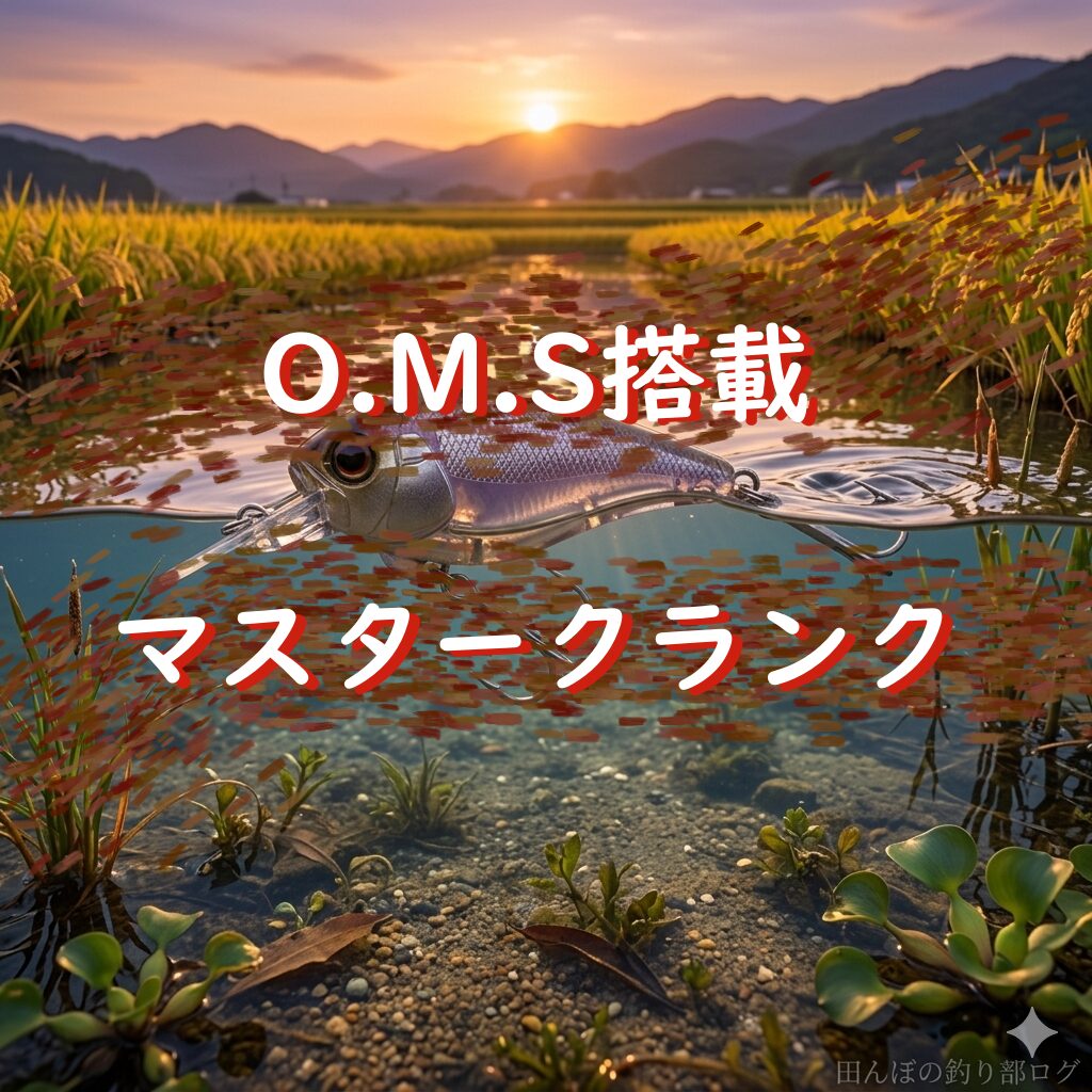 ジャッカル「マスタークランク」O.M.S搭載の革新的クランクベイトの使い方