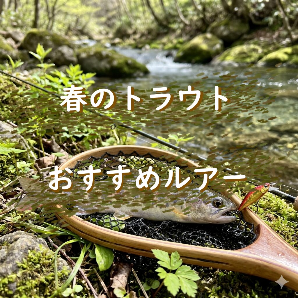 春の渓流ルアーおすすめ6選と使い分け!雪代・低水温を攻略する
