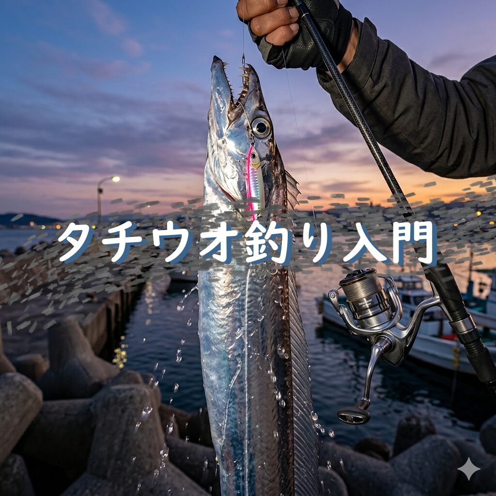 【ウキ・テンヤ・ワインド】これから始める堤防タチウオ釣り入門