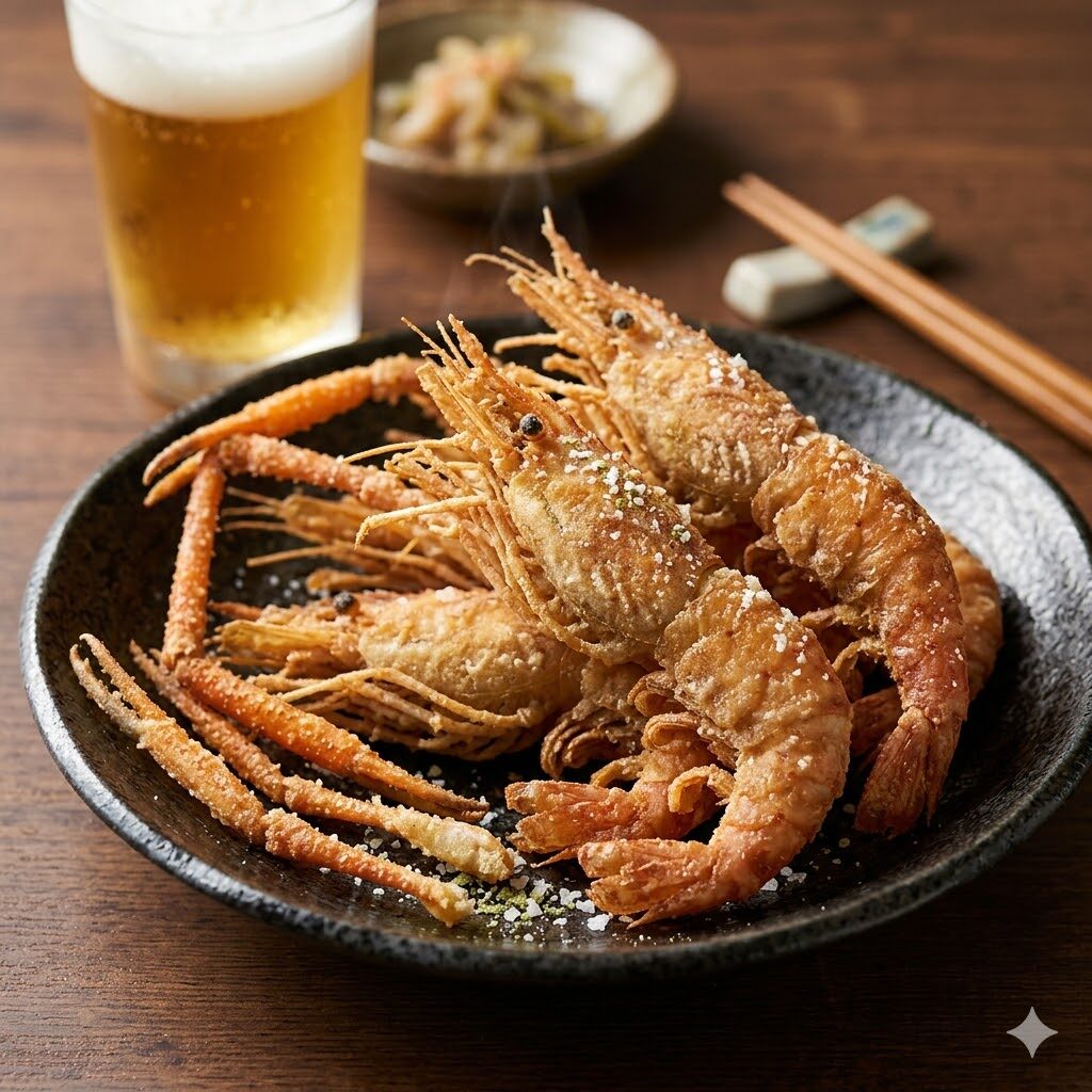 テナガエビのサクサク唐揚げ