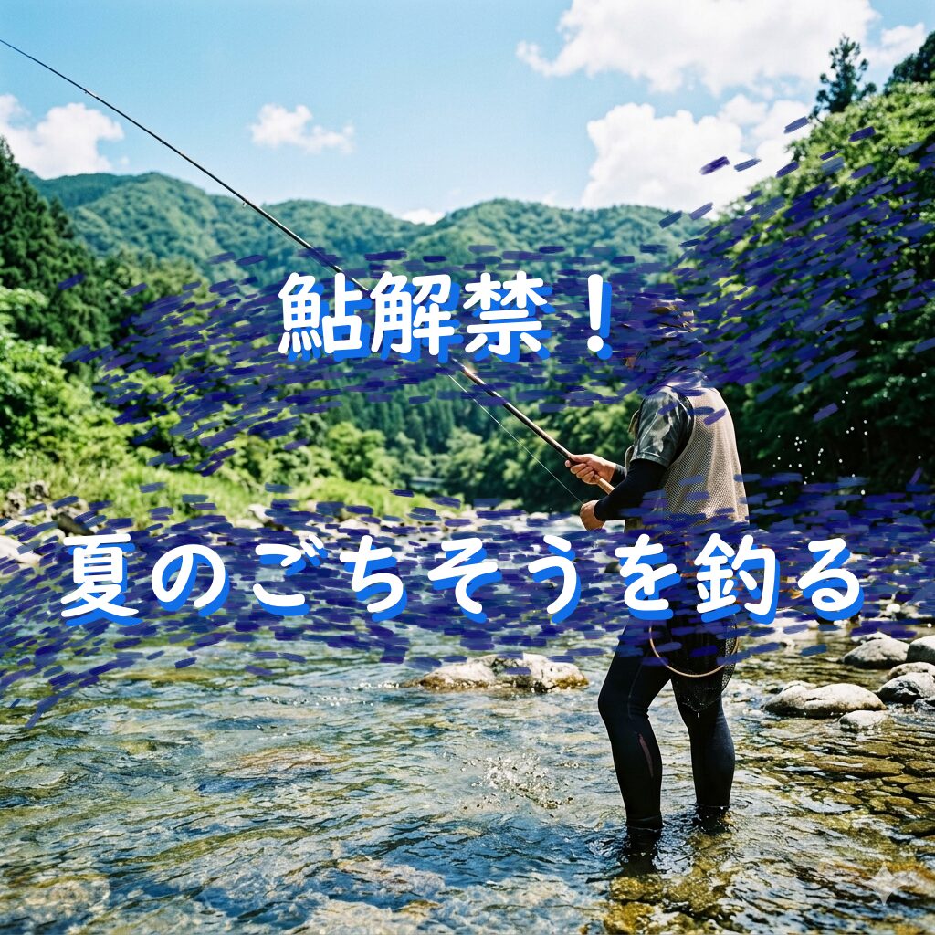 夏の鮎釣り入門!友釣りとアユイングの道具・仕掛け・釣り方解説