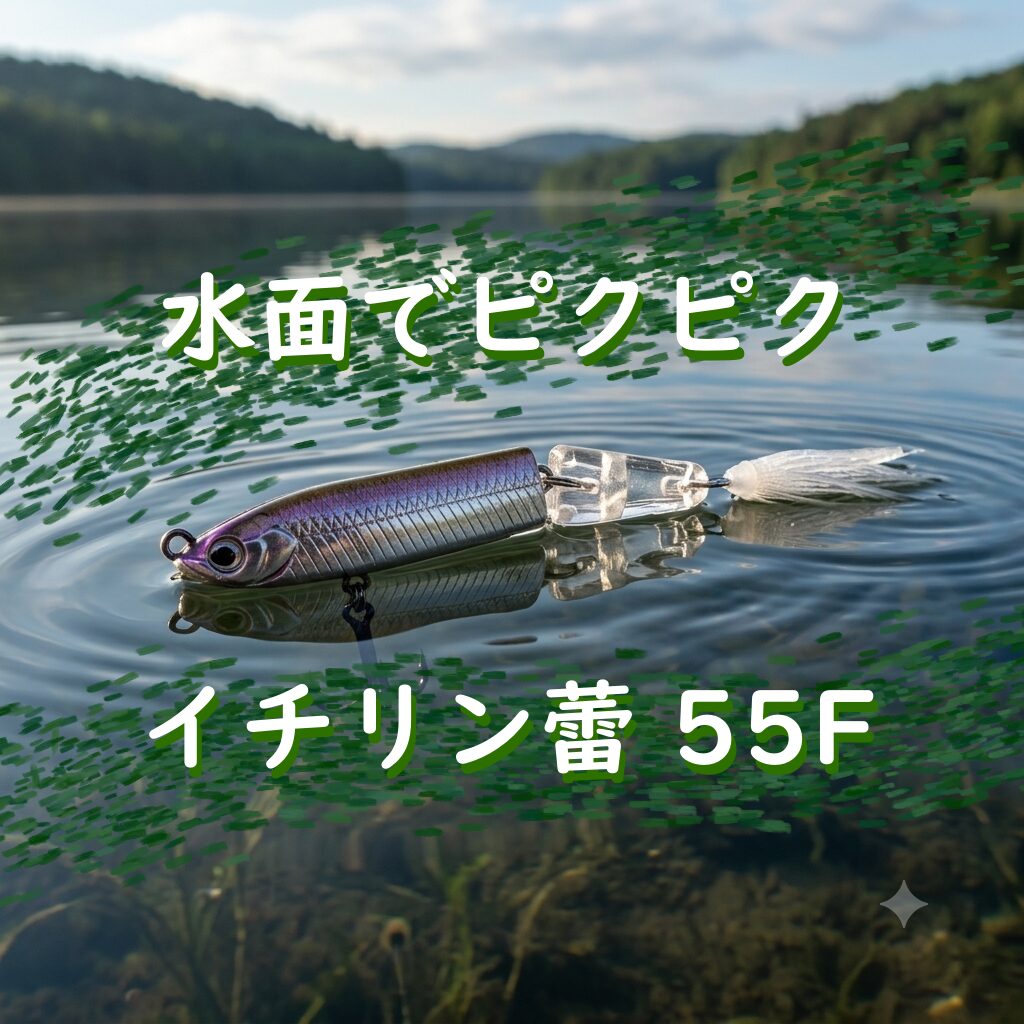 DSTYLEイチリン蕾55Fインプレ!70Fとの使い分けと1.8gを扱うタックル解説