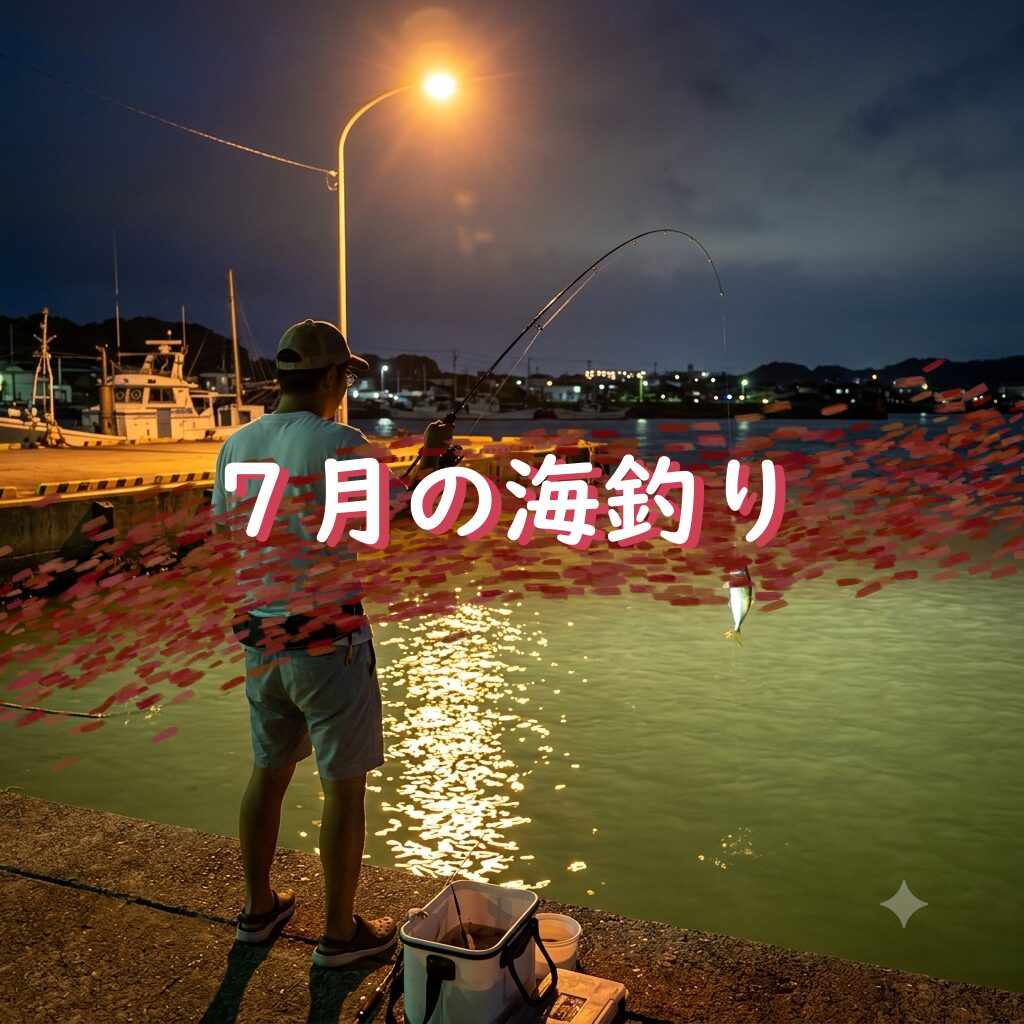 【7月に釣れる魚】梅雨明けの荒食いを狙う!海釣り激アツターゲット