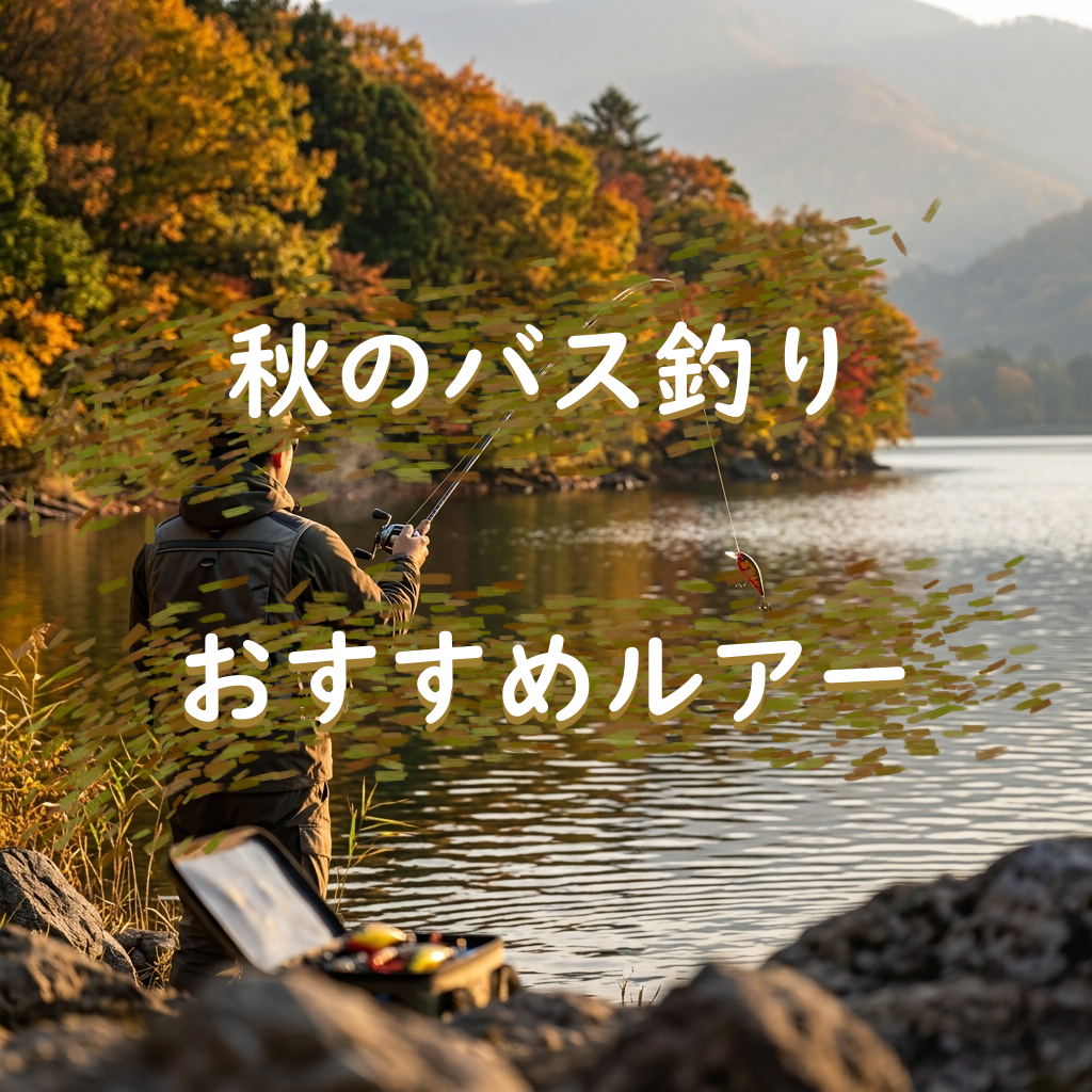 【2026秋】バス釣りルアーの使い分け!状況別おすすめ8選