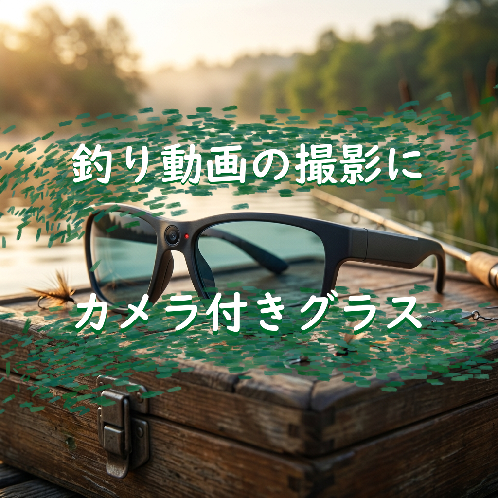 ハンズフリーで釣り動画!カメラ付きスマートグラスおすすめ4選