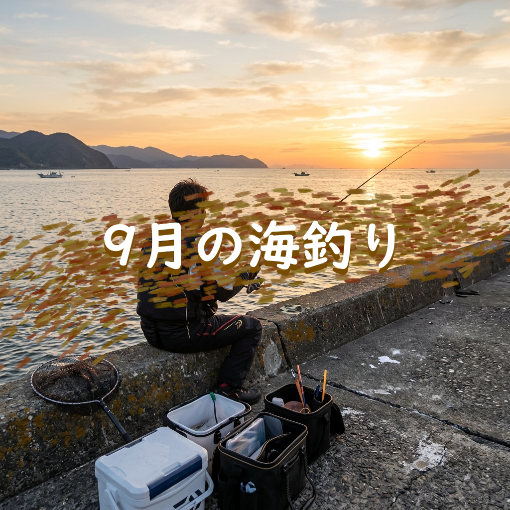 【9月に釣れる魚】秋の堤防で釣れる魚7選!おすすめ仕掛けやコツ