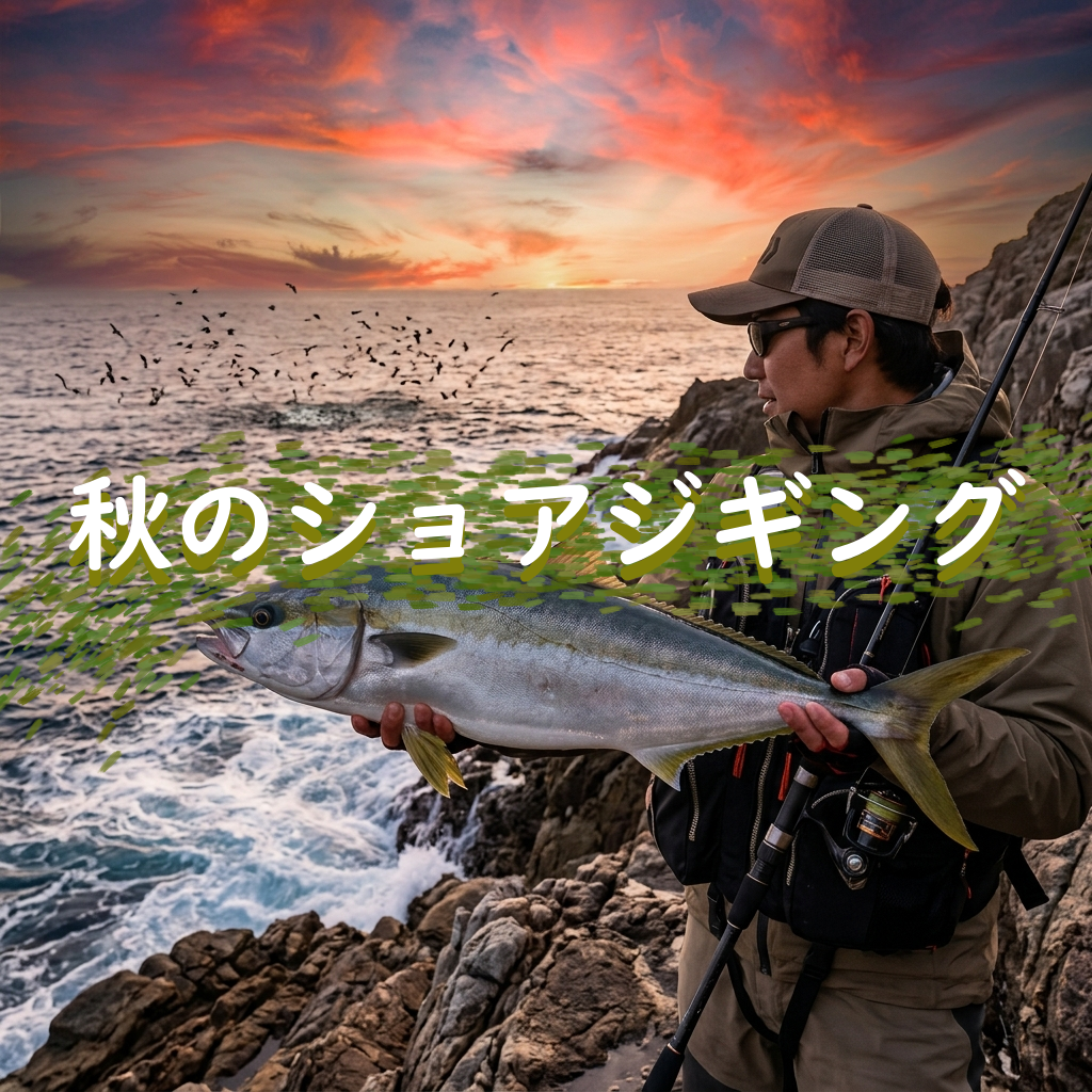 秋のショアジギング青物攻略!スレ魚を釣るタックルとルアー選び
