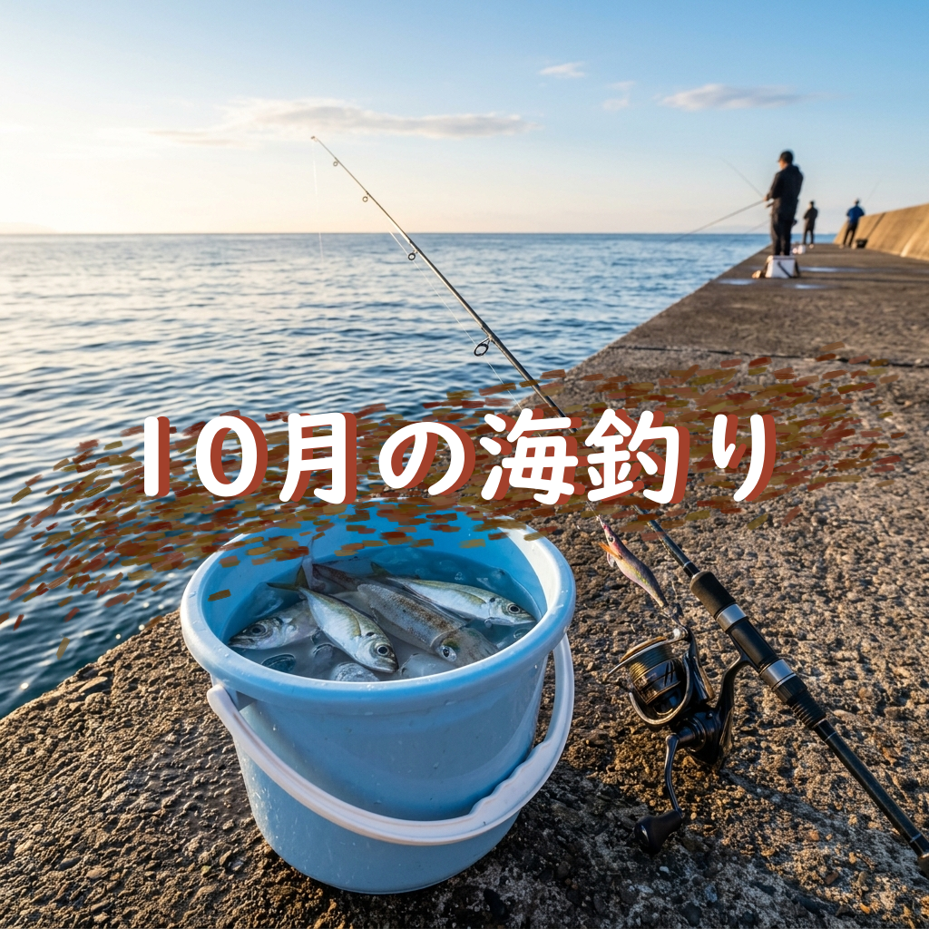 【10月に釣れる魚】秋の堤防・サーフで狙えるおすすめ魚種8選